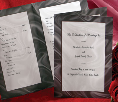  Wedding Programs on Stylish Diy Wedding Programs   Paperdirect Blog