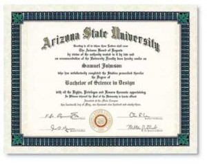 Diploma Wording