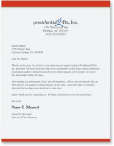 President Letterhead Papers