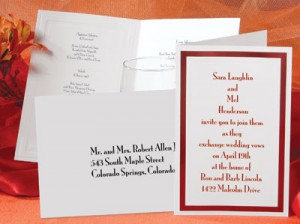 Addressing wedding invitations edicate