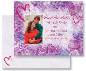 Purple Save the Dates (Cards, Magnets, & Postcards)