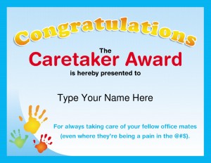 caretaker award