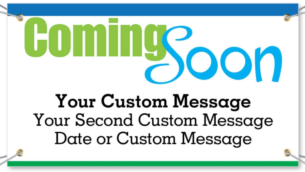 coming soon sign ideas